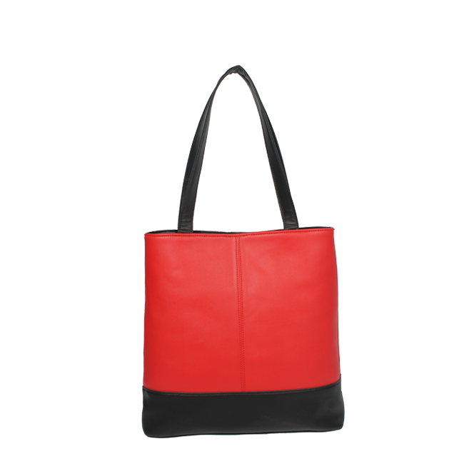 Leather tote bags for women