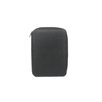 Black Vegan Leather Journal Organizer