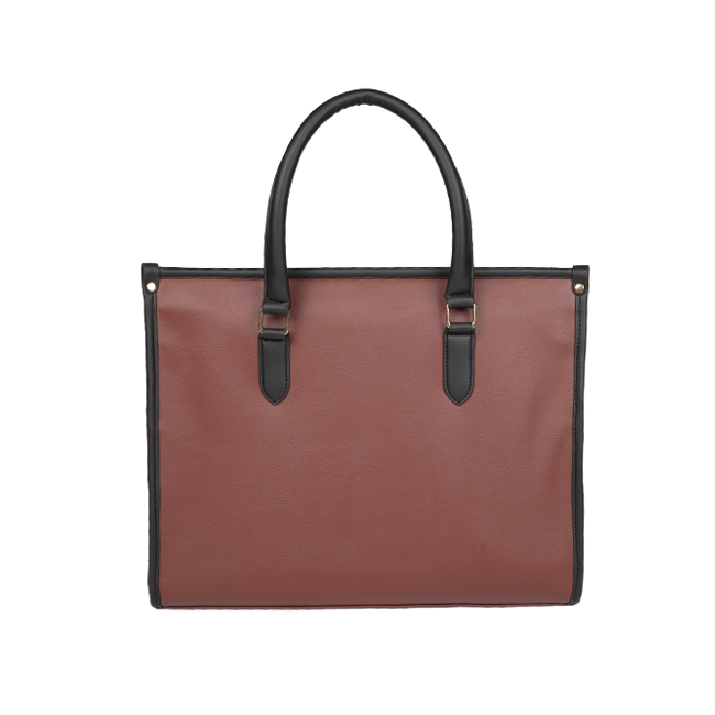 vegan leather laptop bag